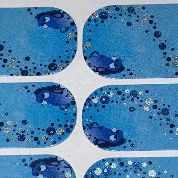 Jamberry Disney Finding Nemo nail wraps 2 sheets ”Fin Friends” & “Ohh Bu… - Picture 4 of 6